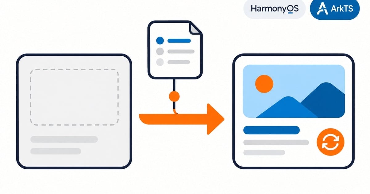 HarmonyOS 元服务卡片：从空生命周期到可更新的数据链路文章封面