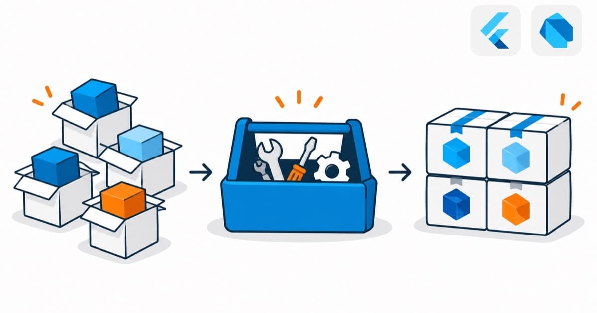 Flutter 使用 Melos 管理多包项目文章封面