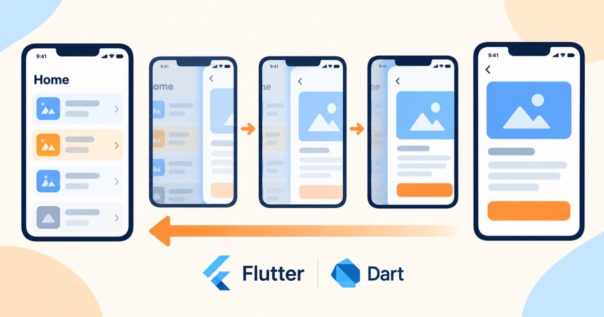 Flutter 路由动画详解文章封面