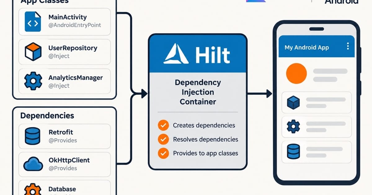 Android Kotlin Hilt 依赖注入实战文章封面
